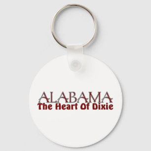 Alabama hjärta av Dixie keychains Nyckelring
