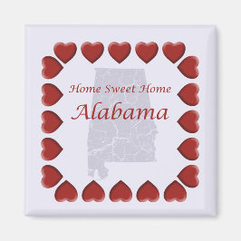 Alabama Home Sweet Home Home Magnet