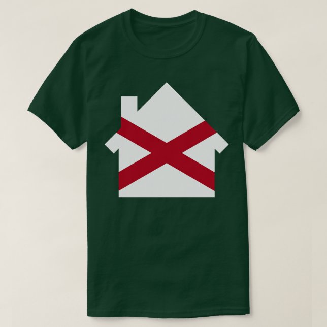Alabama house TShirt T Shirt (Design framsida)