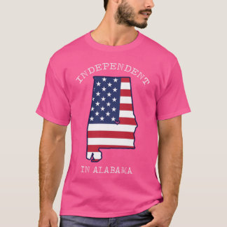 Alabama Independence day 4:e juli Shirt T