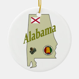 Alabama Julgran Ornament