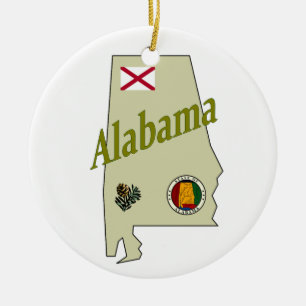 Alabama julgranprydnad julgransprydnad keramik