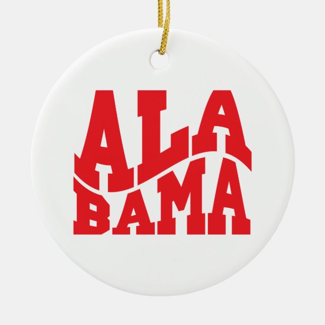 Alabama Julgransprydnad Keramik (Framsidan)