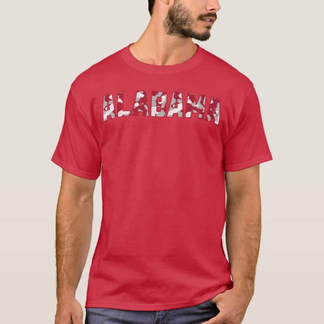 Alabama Kamouflage Långärmad T Shirt (Framsida)