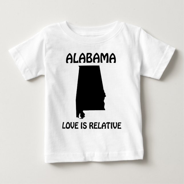 Alabama - Kärlek är relativt T Shirt (Framsida)
