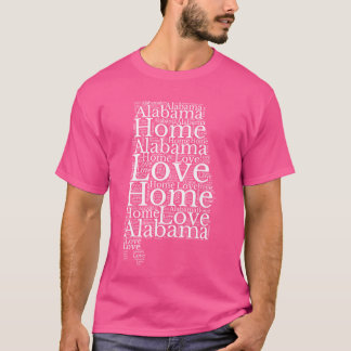Alabama karta t shirt