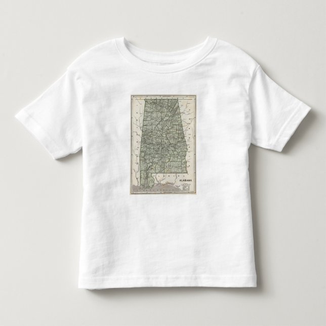 Alabama kartbokkarta tee shirt (Framsida)