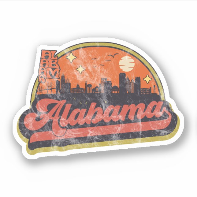 Alabama Klistermärken (Framsida)