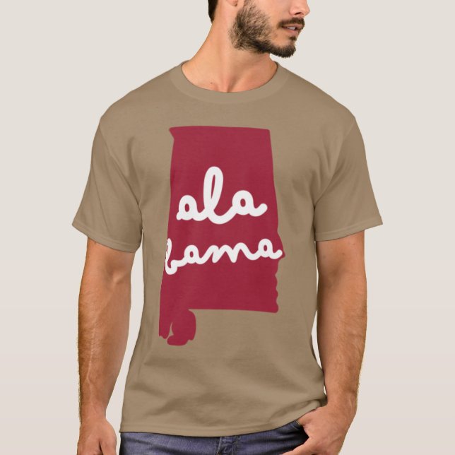 Alabama-kontextskript T Shirt (Framsida)