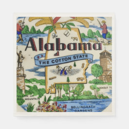 Alabama Landmärken Party Pappersservett