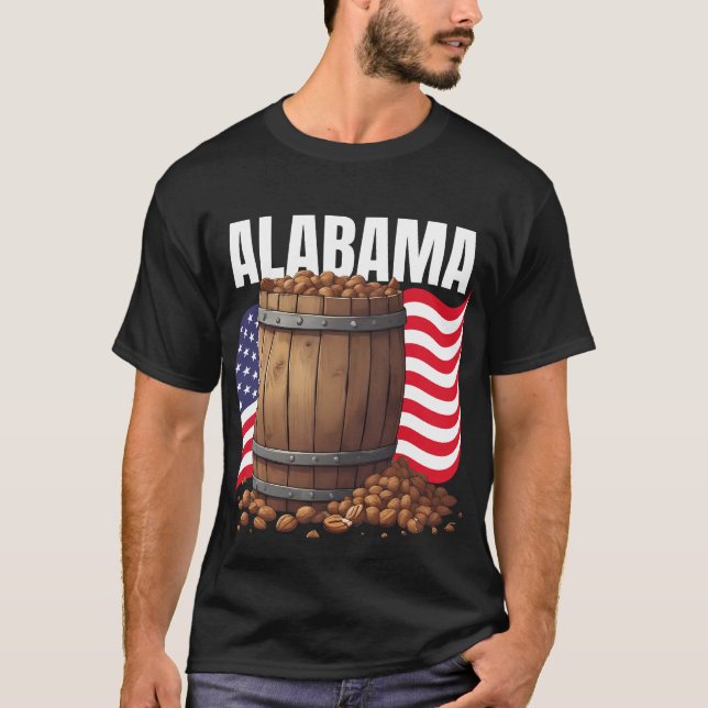 Alabama Men's Dark T-Shirt  (Framsida)
