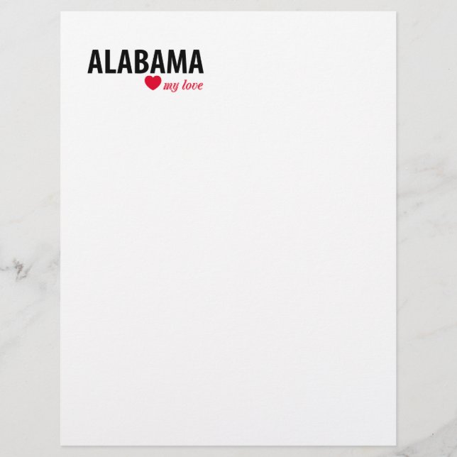 Alabama min kärlek (Framsida)