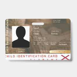 Alabama - Mitt lilla peanut Child-ID