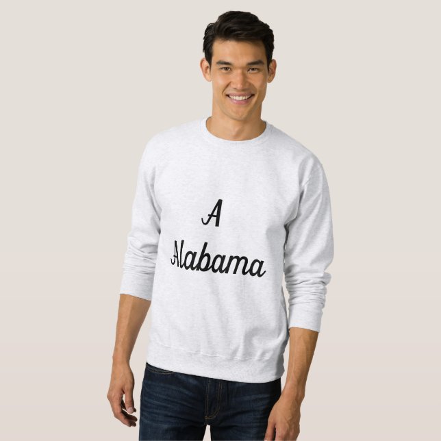 Alabama Monogram Lång Ärmad Tröja (Hel framsida)