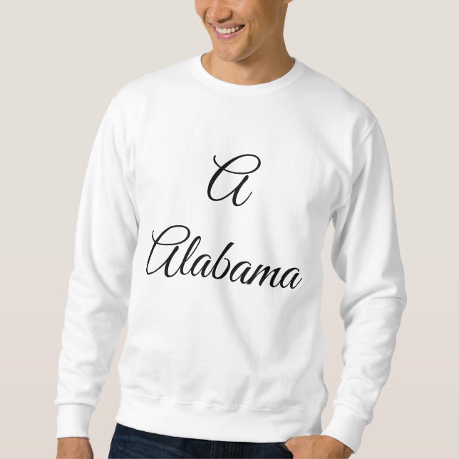 Alabama Monogram Lång Ärmad Tröja (Framsida)