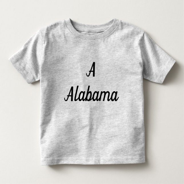 Alabama Monogram T Shirt (Framsida)
