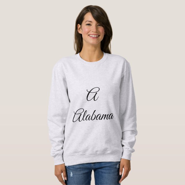 Alabama Monogram T Shirt (Hel framsida)