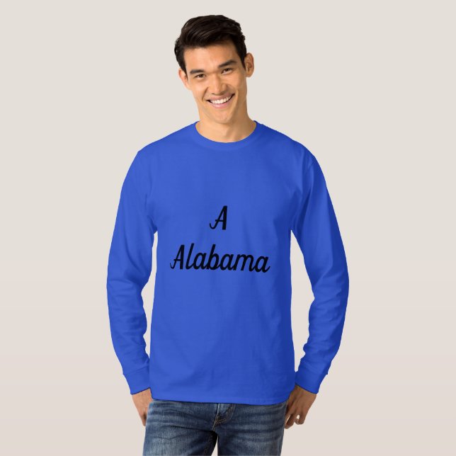 Alabama-monogram T Shirt (Hel framsida)