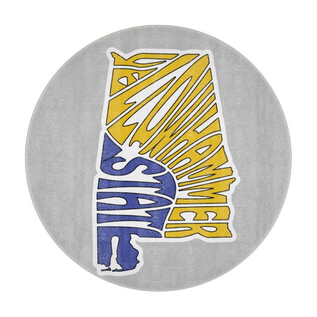 Alabama Nickname Ord Art (Framsidan)