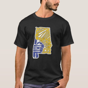 Alabama Nickname Ord Art T Shirt