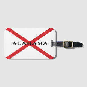 Alabama och Flagga bc ltcnt Bagagebricka