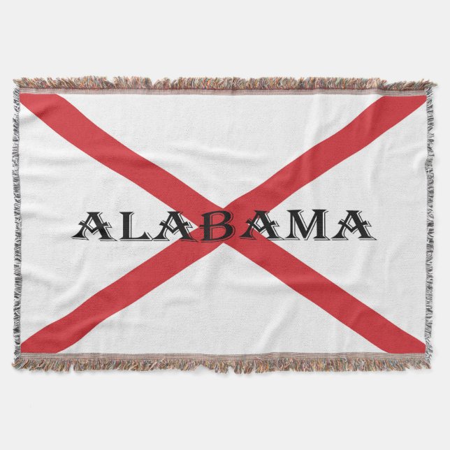 Alabama och Flagga Filt (Framsidan)