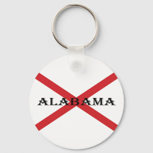 Alabama och Flagga Kccn Nyckelring