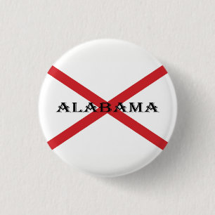 Alabama och Flagga Knapp