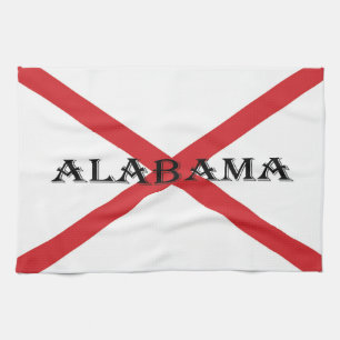 Alabama och Flagga könsceller cn Kökshandduk