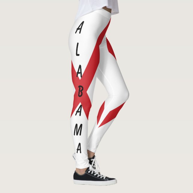 Alabama och Flagga Leggings (Höger)