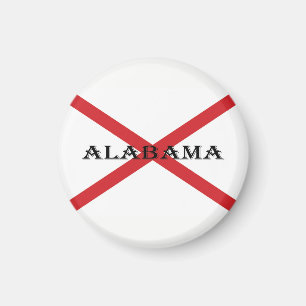 Alabama och Flagga macn Magnet