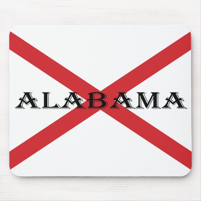 Alabama och Flagga mpcent Musmatta (Framsidan)