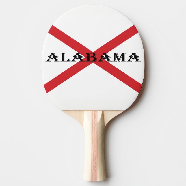 Alabama och Flagga Pingisracket (Framsidan)