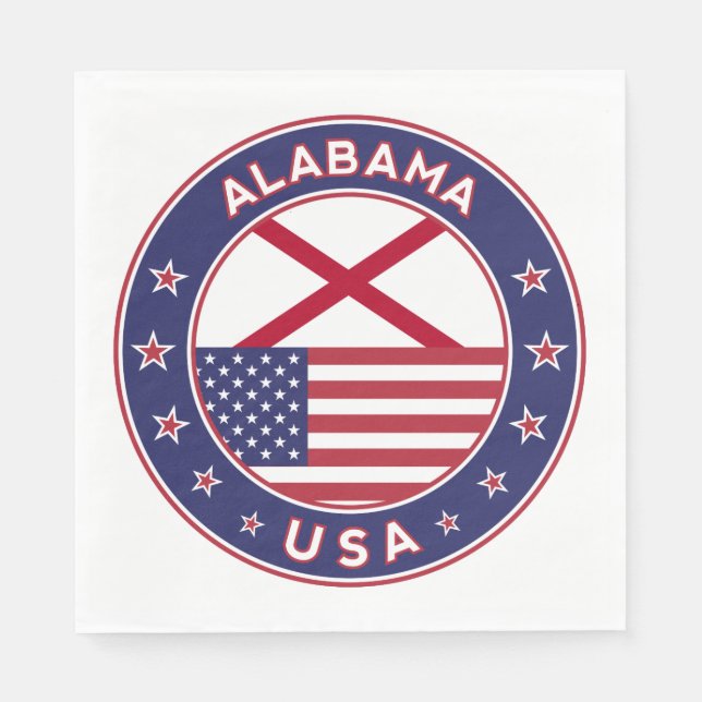 Alabama Pappersservett (Framsidan)