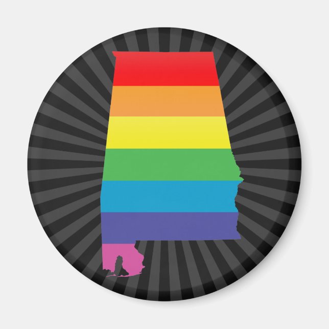 Alabama-pride. Magnet (Framsidan)