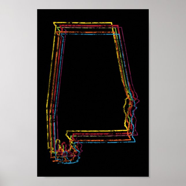 alabama-pride oskärpa poster (Framsidan)