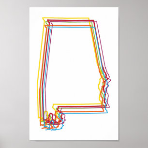 alabama-pride oskärpa poster