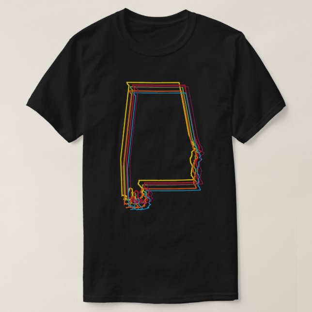 alabama-pride oskärpa t-shirt (Design framsida)