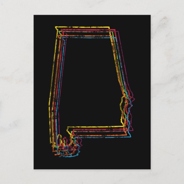 alabama-pride oskärpa vykort (Framsida)