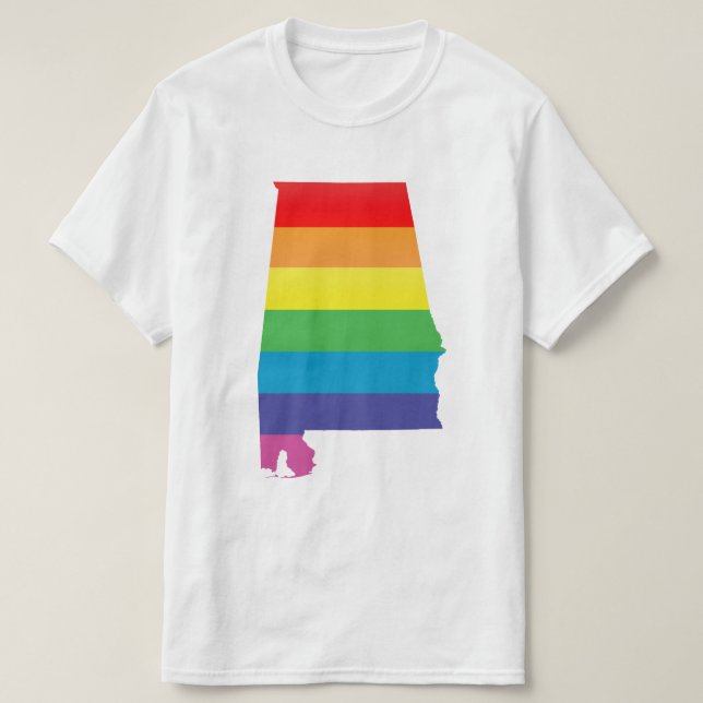 alabama pride. striped. tee shirt (Design framsida)
