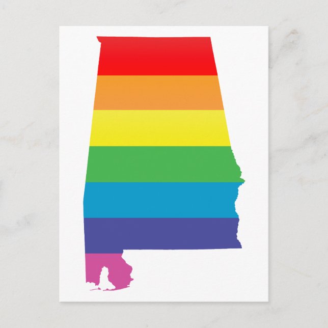 Alabama-pride. Vykort (Framsida)