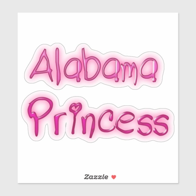 Alabama Princess Klistermärken (Ark)