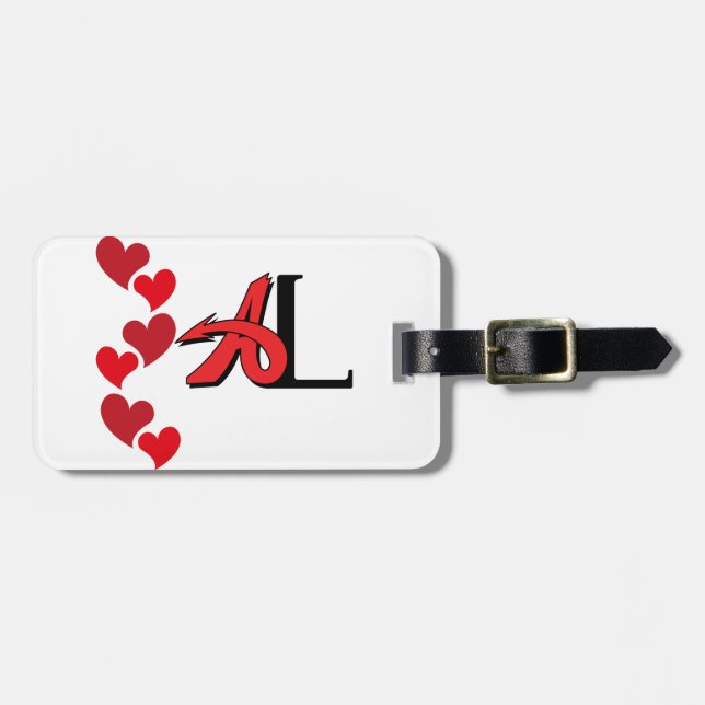 ALABAMA RED HEART OF DIXIE BAGAGEBRICKA (Horisontell Framsida)
