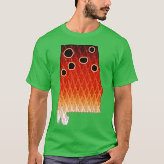 Alabama Redfish Färger Red Drum Inspired Färg Pat T Shirt