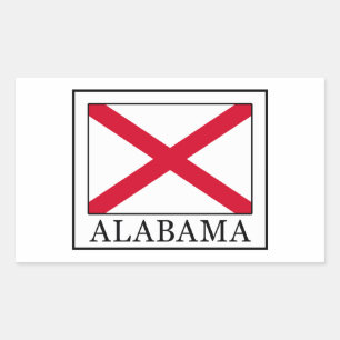 Alabama Rektangulärt Klistermärke
