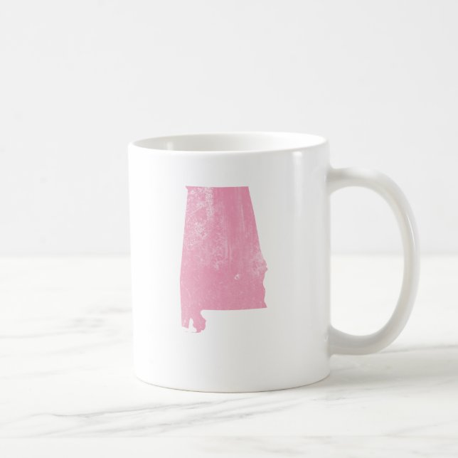 Alabama - rosa vintageGrunge Kaffemugg (Höger)