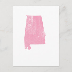 Alabama - rosa vintageGrunge Vykort