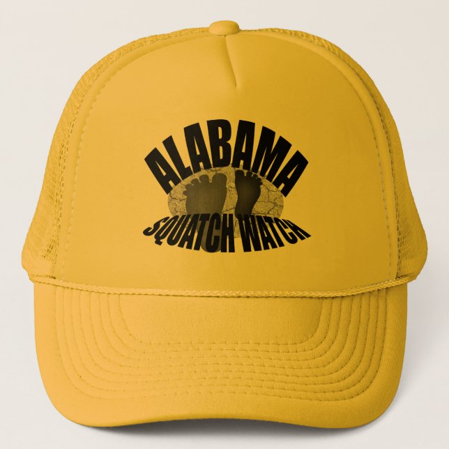 Alabama Sasquatch Watch Hat Truckerkeps (Framsida)