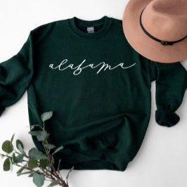 Alabama Script State Women's Sweatshirt T Shirt