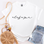 Alabama Script State Women's T-Shirt<br><div class="desc">Vi lägger alltid till nya mönster varje dag!</div>